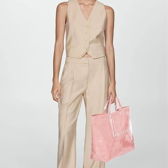 Large Tote Bag for Women PVC - Picture 2 of 6